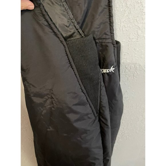 SKIGEAR WOMENS OVERALL SIZE SMALL COLOR BLACK WINTER WATERPROOF PANTS - Picture 6 of 9